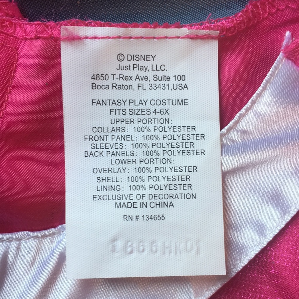 🛍️ SOLD NWT Disney Pink Minnie Dress Only size 4-6X - Picture 4 of 6